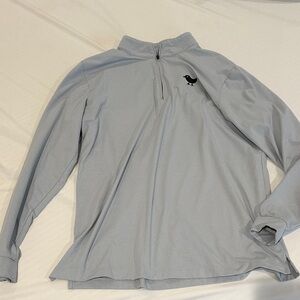 Bad Birdie Soft Cool Gray Quarter Zip